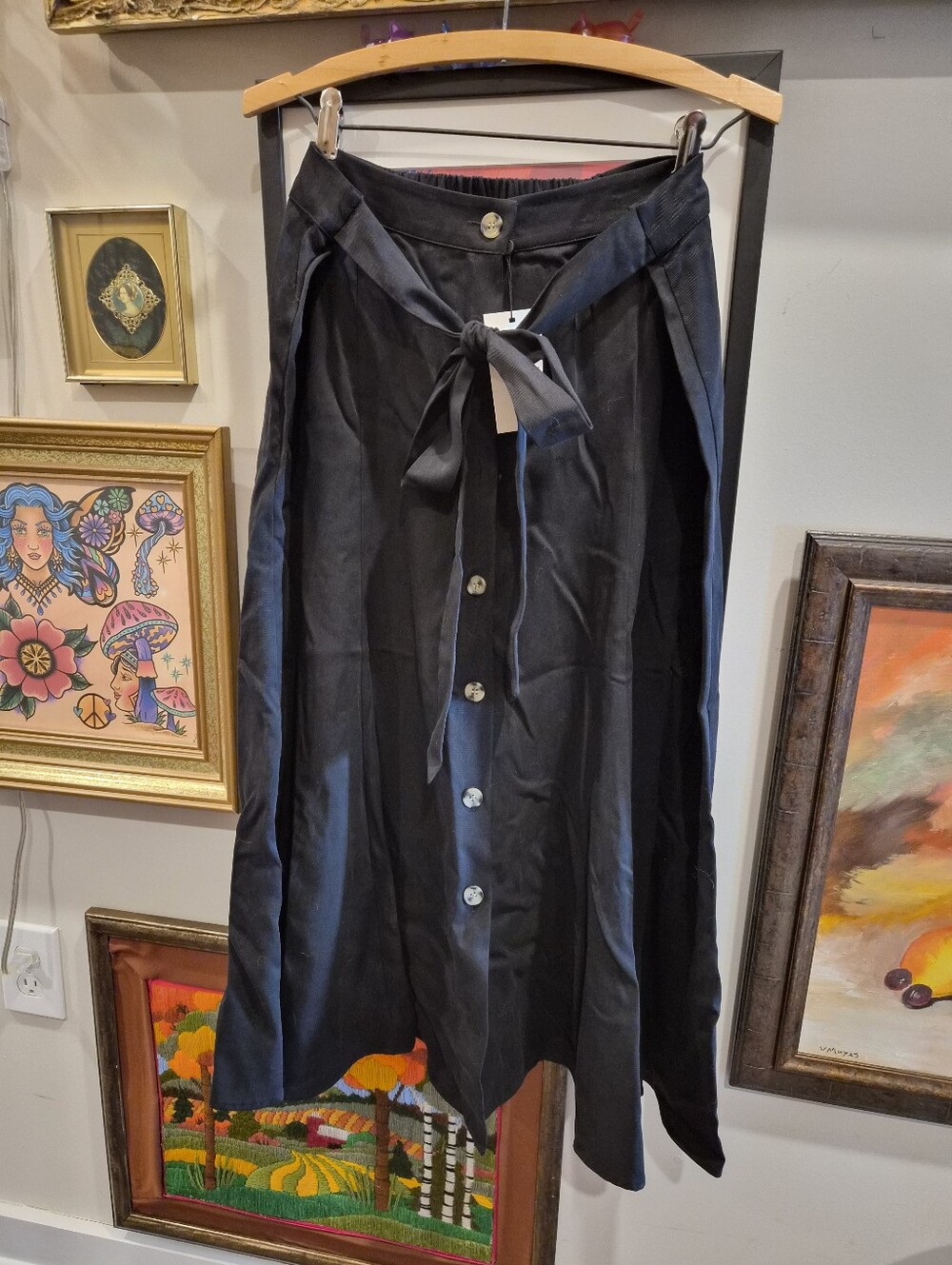 Whistles A-line Circle Skirt With Buttons